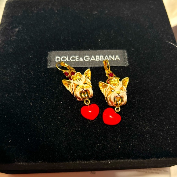 Orecchini Donna In Rame A Forma Di Pastore Tedesco - Gioielli Artigianali Per Amanti Dei Cani (Diametro 2,7 Cm)